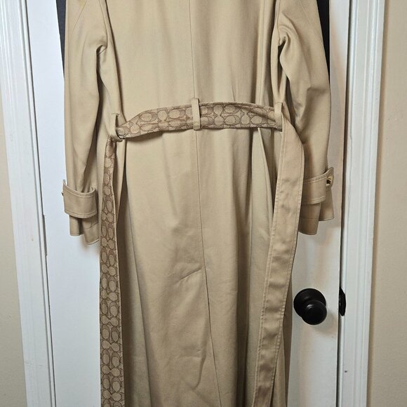 Coach Turnlock Trench Coat – XS (Oversized Fit, Fits Up to Size Large) - Picture 10 of 10